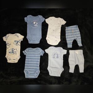 Preemie Baby Boy Clothes 12 Pieces